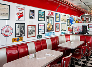 Inside the I70 diner