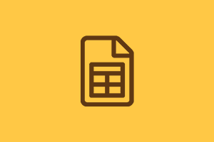 small business financial statement icon
