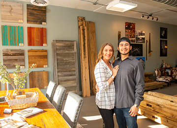 Authentic barnwood owners