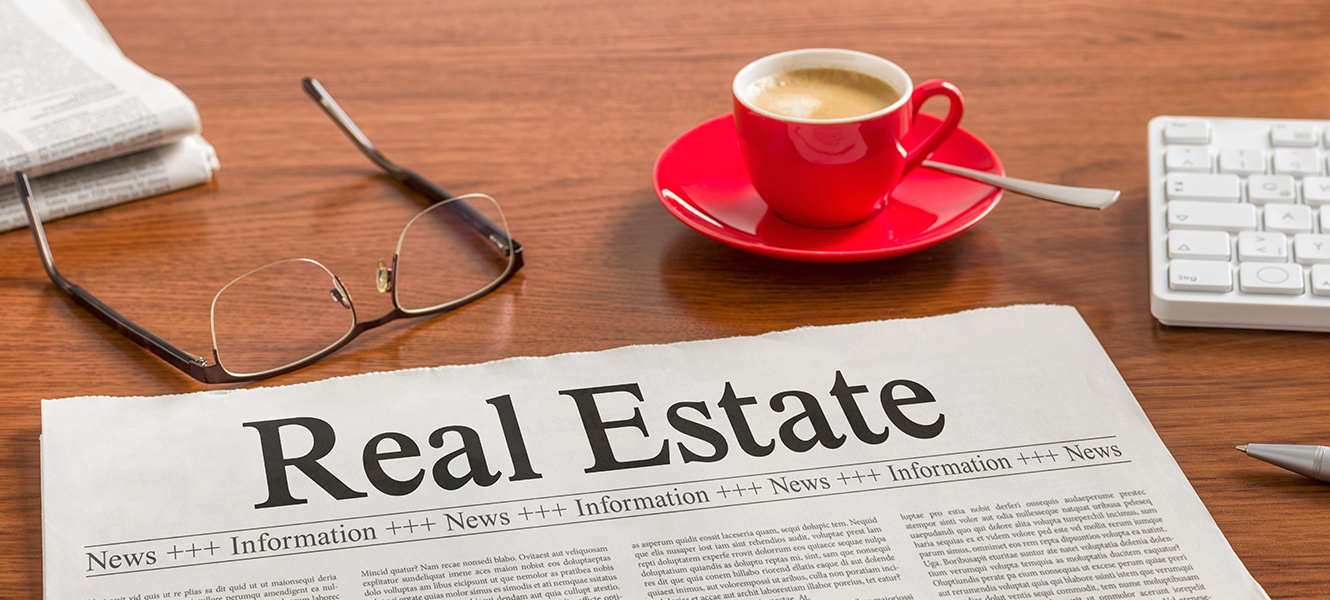 newspaper article about real estate