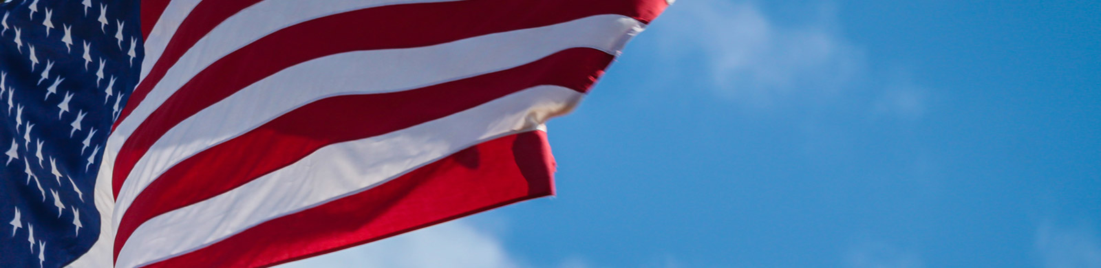 US flag and sky photo