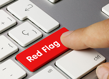 Red flag button