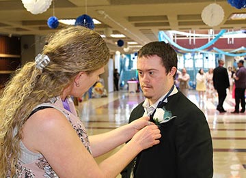 photo of two people at a prom