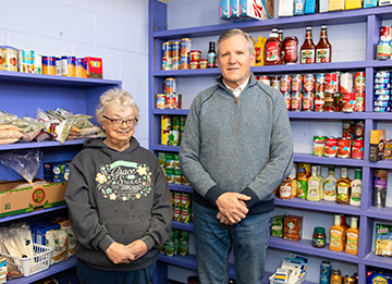 Wiggins food bank staff